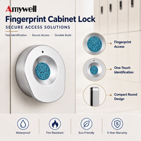 Kunci Furnitur Sidik Jari Tembaga AMYWELL Multi Fungsi Pengaman Kabinet Tahan Air Tahan Api Sekolah Gym Mal