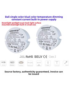 Controlador LED <span class=keywords><strong>DALI</strong></span> de Corriente Constante con Atenuación para Luminaria de Riel de Superficie, Transformador Integrado, Entrada 200-250V CA/9-40V CC, 1-50W - Product Image 1