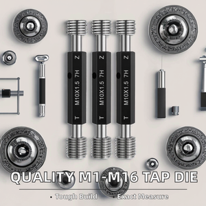 Jauge à taraudage métrique à filetage fin en acier au carbone VAYNE 1PCS 7H M1-M16 de haute qualité, garantie 3 ans - Product Image 2