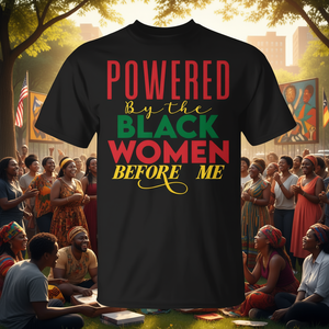 Camiseta africana inspirada en Women Before Me, ropa promocional con temática de la historia negra - Product Image 3