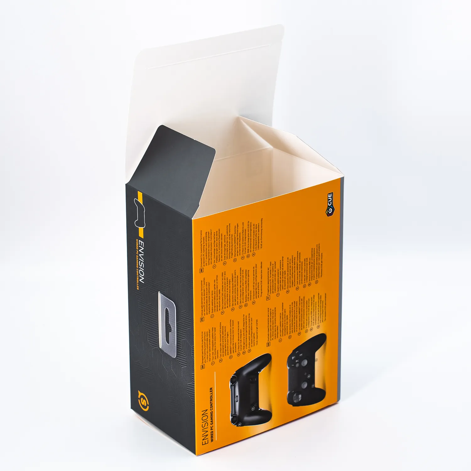 Emballage d'écouteurs avec logo imprimé personnalisé paquet en papier dur petite boîte cadeau pour carte de visite pour manette de jeu