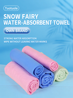 Serviette de bain pour animaux de compagnie en tissu non tissé, légère, écologique, à séchage rapide, sans peluches, résistante aux UV, la plus vendue