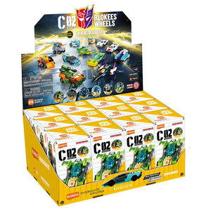 BLOKEES WHEELS TRANSFORMERS C02 Auto Mystery Box Modellbausätze Überraschungsbox - Product Image 1