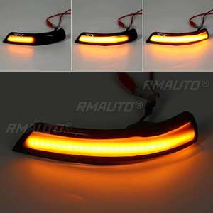 2 Luces LED Dinámicas para Intermitentes de Coche, Indicador de Espejo Retrovisor Lateral, Lámpara Intermitente para Ford Focus 2 3 Mk2 Mk3 Mondeo Mk4 - Product Image 3