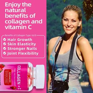 Goma de Colágeno com Biotina OEM de Marca Própria para Mulheres: Suporte Antioxidante para Cabelo, Unhas e Pele - Product Image 6