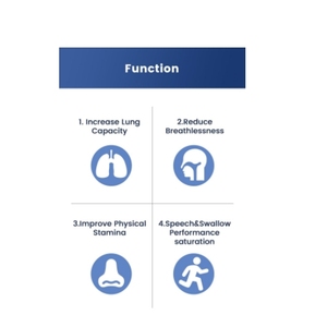 Dispositivo de Ejercicios Respiratorios, Entrenador de Respiración, Ajustable, con Vibración Inspiratoria/Expiratoria, para Fitness y Bienestar, de Acero Inoxidable - Product Image 4