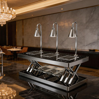 Table de Buffet Mobile Multifonctionnelle Personnalisable – Module pour Hôtels, Restaurants, Buffets Extérieurs, Chariot de Restauration avec Chauffage Électrique Facile