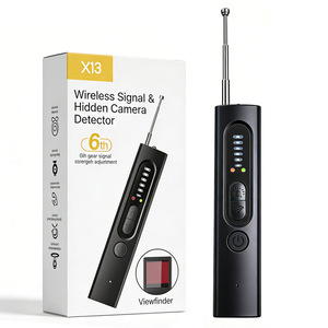 เครื่องตรวจจับกล้องซ่อนไร้สาย X13 ความถี่ 8MHz Wi-Fi พร้อมไซเรนในตัวและวิวไฟเดอร์ - Product Image 1