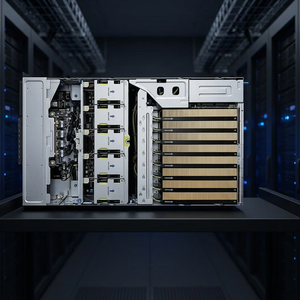 เซิร์ฟเวอร์ GPU ความหนาแน่นสูง ESC8000A E13X 4U รองรับซ็อกเก็ต SP5 แบบคู่ 24 DDR5 DIMM 8 ช่องเสียบ PCIe 5.0 สำหรับ GPU แบบคู่ รองรับ Hot Swap NVMe สำหรับติดตั้งในแร็ค - Product Image 1