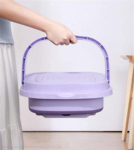 Fabrieksopruiming Verkoop Draagbare Mini Opvouwbare 8l Sok Ondergoed Slipje Huishoudelijke Wasmachine Met Draaiende Droge Was - Product Image 4