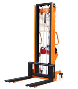 2 Ton Manual Hydraulic Pallet Stacker 1.6m Lifting Height Hand for Warehouse Workshop Material Handling - Product Image 2