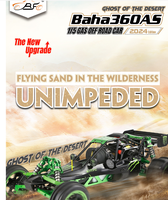 Coche RC 1/5 ROFUN BAHA360AS a Gasolina, Vehículo RC a Gasolina, Modelo Desert Ghost 5B para Adultos