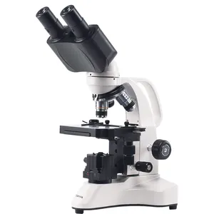 Phenix PH23 40X-1000X 좋은 가격 휴대용 가벼운 학생 어린이 학교 교육 실험실 용 쌍안 생물학적 현미경 사용
