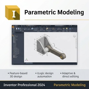 Software de Diseño <span class=keywords><strong>CAD</strong></span> 3D <span class=keywords><strong>Inventor</strong></span> Professional de 3 Años para Diseño Mecánico, Modelado y Simulación: Solución Profesional Edición EDU - Product Image 2