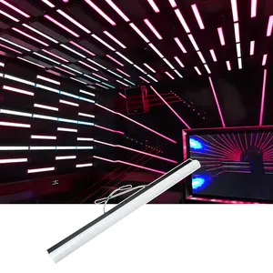 Kỹ thuật số pixel Strip SMD 5050 DMX nhôm khe cắm nhà ở LED tuyến tính ống Strip cho DJ Disco Câu lạc bộ ánh sáng