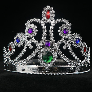 Accessoires de spectacle pour bal masqué pour enfants : <span class=keywords><strong>Couronne</strong></span> de <span class=keywords><strong>roi</strong></span>, <span class=keywords><strong>Couronne</strong></span> de prince, Bandeau de <span class=keywords><strong>reine</strong></span> <span class=keywords><strong>et</strong></span> de princesse pour adultes, Accessoires capillaires - Product Image 3