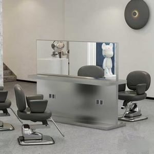 Nuevo Espejo de Alta Gama para Salón de Belleza, Espejo de Mesa para Peluquería, Espejo para Corte de Cabello con Iluminación - Product Image 4