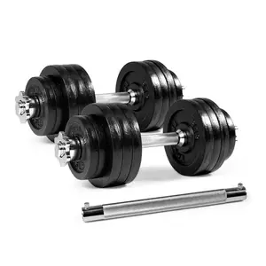 Dumbbell Angkat Daya Kualitas Tinggi, Set Dumbbell Dapat Disesuaikan