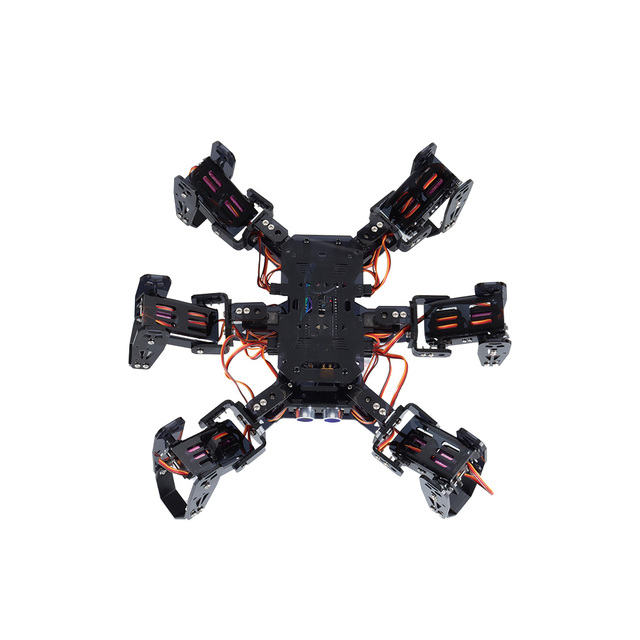 Tscinbuny Hexapod Bionic Robot Starter Kit, Control DIY STEM Robot Kit, School Education Smart Robot Car Kit