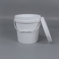 Ember Plastik Putih POJING 3.5LC, Tahan Lama, Dapat Digunakan Kembali, Standar Pangan, Anti Bocor, untuk Cat & Cairan, dengan Pencetakan Logo Kustom