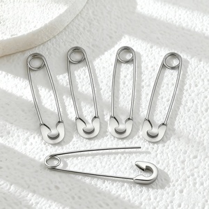 Broche Artesanal em Formato de Clipe de Papel em Aço Inoxidável com Revestimento a Vácuo para Bolsas, Roupas, Crachás e Acessórios de Joalheria <span class=keywords><strong>DIY</strong></span> - Product Image 3