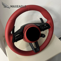 Volant en cuir pleine fleur durable avec bouton de mode de conduite pour Porsche 991 9912 911 992 987 986 Cayenne 958 Panamera 970 971 718