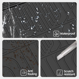 Tapis de coffre TPE sur mesure <span class=keywords><strong>pour</strong></span> Chevrolet Chevy Traverse 2024-2026, GMC Acadia et Buick Enclave 2025 – <span class=keywords><strong>Plateau</strong></span> de protection de chargement 3D à balayage laser - Product Image 6