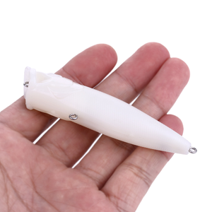 Leurre de pêche Popper Wobblers vierge non peint pour la pêche en mer, en bateau, en rivière, en lac, en ruisseau, appât artificiel dur - Product Image 4