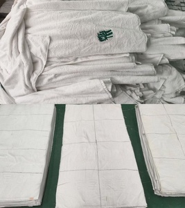 مناشف قطنية بيضاء من الألياف الدقيقة مناشف بيضاء صناعية للبيع بالجملة من قطن 100% مناشف قطنية مستعملة مغسولة ومعقمة - Product Image 3