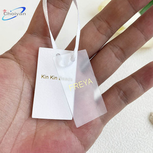 Etiquetas colgantes ovaladas sostenibles para joyería, etiquetas con logotipo de <span class=keywords><strong>perfume</strong></span> para ropa - Product Image 2