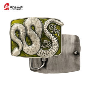 Custom Creative Design Belt Buckles 2D/3D Raised Logo Zinc Alloy Fashion For Western Style Gift