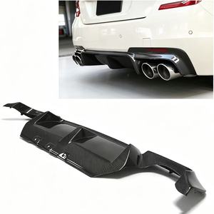 Difusor Trasero Estilo 3D de Fibra de Carbono para <span class=keywords><strong>BMW</strong></span> Serie 5 F10 F18 M-TECH <span class=keywords><strong>M5</strong></span>, Directo de Fábrica, Difusor Trasero para <span class=keywords><strong>BMW</strong></span> Serie 5, Labio del Parachoques Trasero - Product Image 1