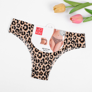 Per le mutandine Sexy leopardate del produttore di UOKIN con stampa T-Back per le donne ad asciugatura rapida in Nylon <span class=keywords><strong>tanga</strong></span> stile quotidiano a vita bassa - Product Image 6