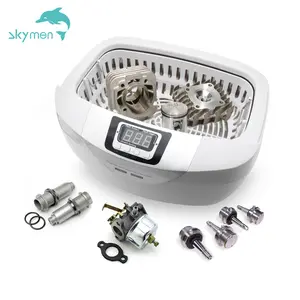 Skymen máquina de limpeza ultrassônica, mini máquina portátil para furadeira, peças, limpador, oem jp-4820 2.5l