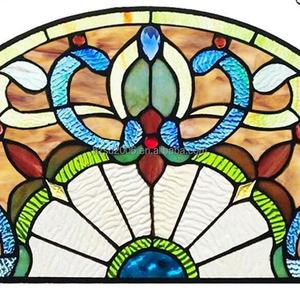 Vidrio Tiffany y Vidrio de Colores Semirredondo Hecho a Mano, Personalizado al por Mayor, para Puertas, Paredes y Ventanas, con Doble Acristalamiento - Product Image 5