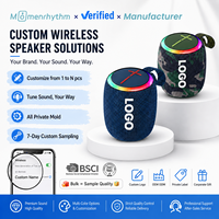 Altavoz Personalizable Portátil con Impresión de Logotipo, Inalámbrico, HiFi, Audio con Bajos Profundos, RGB, Resistente al Agua, Fácil Emparejamiento, TWS, Tamaño Compacto