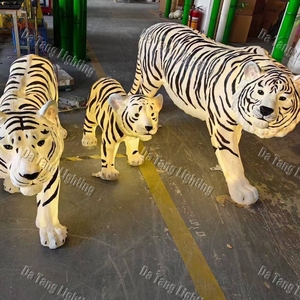 Esculturas Luminosas de Tigres Familiares para Parques Escénicos, Zoológicos, Resorts, Centros Comerciales y Proyectos de Exhibición en Festivales - Product Image 3