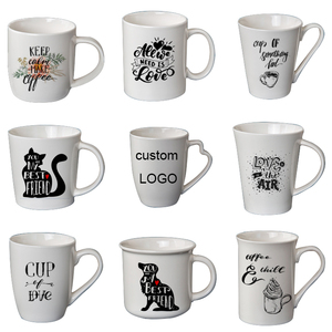 Nuova tendenza 15OZ. Tazze in ceramica bianca <span class=keywords><strong>EL</strong></span> GRANDE in gres con tazza in argilla con logo - Product Image 6
