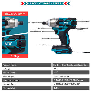 ATO A8031 meilleurs outils électriques perceuse sans fil autobloquant 1.3Ah GS <span class=keywords><strong>ryobi</strong></span> tournevis sans fil - Product Image 6
