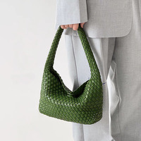Nouveau sac fourre-tout pour femme, tissé à la main, style « maman et moi », polyvalent, pour les trajets quotidiens, avec poignée supérieure et bandoulière