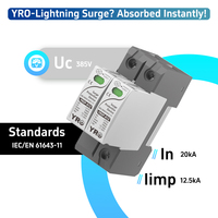 YRO SPD AC Surge Protector 2P Tension nominale 275V UC Vente en gros Dispositifs haute performance pour la protection contre les surtensions électriques