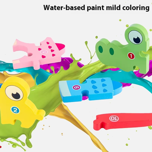 Casse-tête Montessori en bois 3D pour enfants de 5 à 7 ans, jouets interactifs faits à la main, jouet éducatif avec conception de bus - Product Image 3