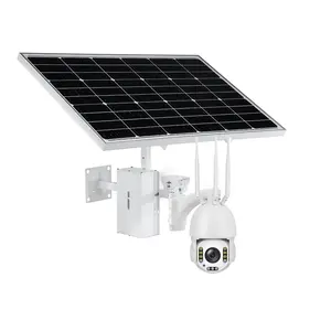 Sim 4G Ptz Ip Draadloze Camera Wifi 5MP 30X Zoom Met Metalen Stand 60W Solar 40AH Batterij Voor outdoor Beveiliging Video Surveillance