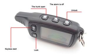 Hai cách hệ thống báo động xe tw9010 thông minh <span class=keywords><strong>LCD</strong></span> Điều khiển từ xa động cơ từ xa bắt đầu chống trộm thiết bị cho tất cả các xe - Product Image 4
