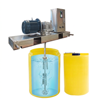 Disperseur industriel de qualité alimentaire 1000L en acier inoxydable SUS304 haute rigidité 3kW, agitateur chimique alimentaire