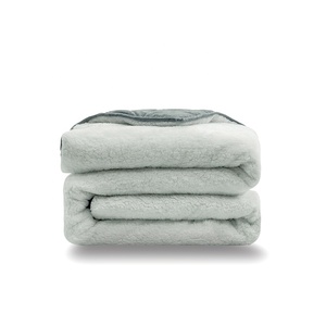 ÉCHANTILLON GRATUIT <span class=keywords><strong>Couverture</strong></span> <span class=keywords><strong>lestée</strong></span> <span class=keywords><strong>GRAVITY</strong></span> en coton bio, polaire sensorielle sherpa personnalisée, chaude pour l'hiver - Product Image 2