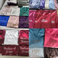 55 Colores, Vestidos de Novia, Kimono de Seda y Satén, Vestido Liso de Talla Grande con Cuello en V, Vestidos Cortos para Fiesta de Bodas, Vestidos de Lujo para la Mañana