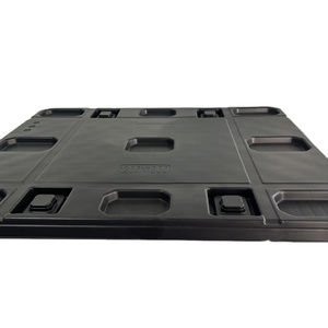 Nestable 48 "X 40" X 45 "X 45" kotak lipat palet bergelombang dapat digunakan kembali wadah lipat dapat ditumpuk - Product Image 5