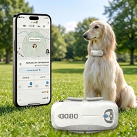Traceur GPS pour animaux de compagnie avec suite de suivi de santé, localisation en temps réel, alertes géofences, moniteur d'activité et de sommeil, diagnostic IA, étanche IP67, en plastique, 4G