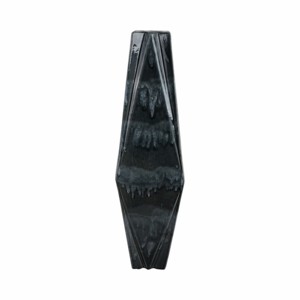 Vaso in ceramica geometrico angolare moderno nero per soggiorno e decorazioni per la casa - Product Image 1
